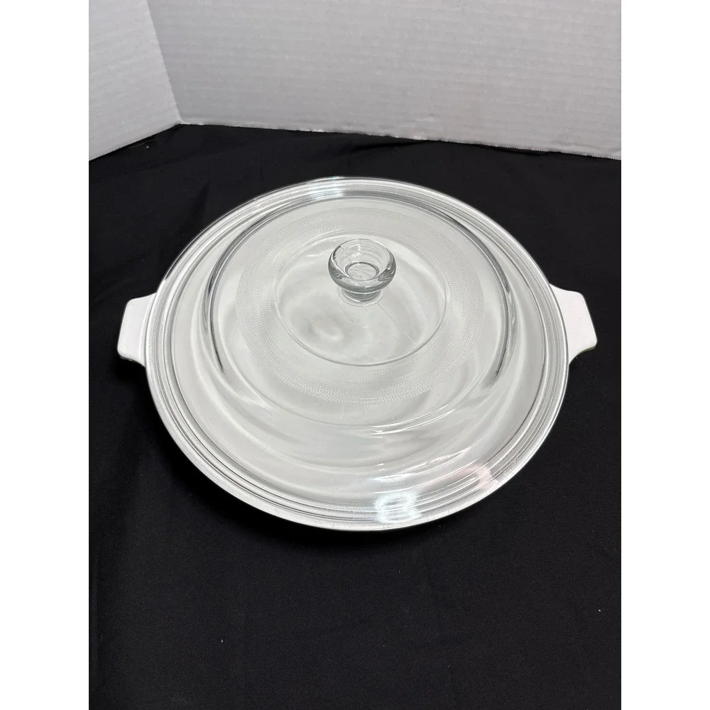 Vintage Corning Ware F-77-B 10 INCH Avocado Green Casserole Dish with Lid USA‎